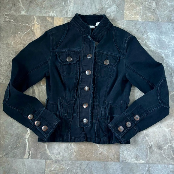 Black Denim Jacket - Picture 1 of 3